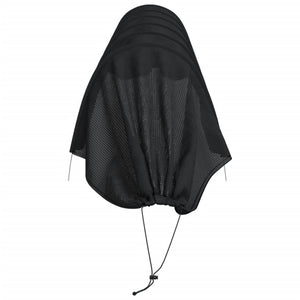 Tunnel a Rete 2pz Neri in Acciaio e Polietilene 3281496