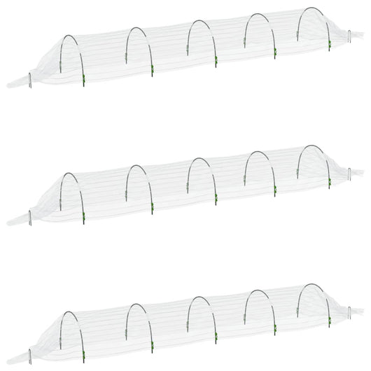 Tunnel in Rete 3pz 1,5x5 m in Fibra di Vetro e PP 3281499