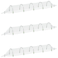 vidaXL Tunnel in Rete 3pz 1,5x5 m in Fibra di Vetro e PP