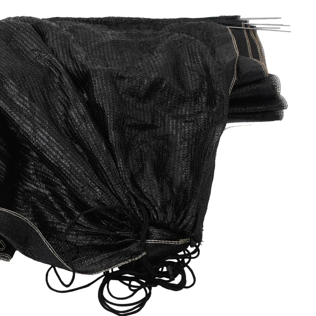 Tunnel a Rete 3pz Neri in Acciaio e Polietilene 3281500