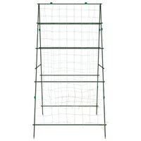 vidaXL Tralicci Giardino per Piante Rampicanti 3pz Telaio ad A Acciaio