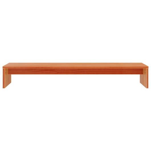 Supporto per monitor Honey 100 x 27 x 15 cm in legno di pino massiccio marrone 02_0029222