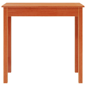 Tavolo Consolle Marrone Cera 80x40x75cm Legno Massello di Pino