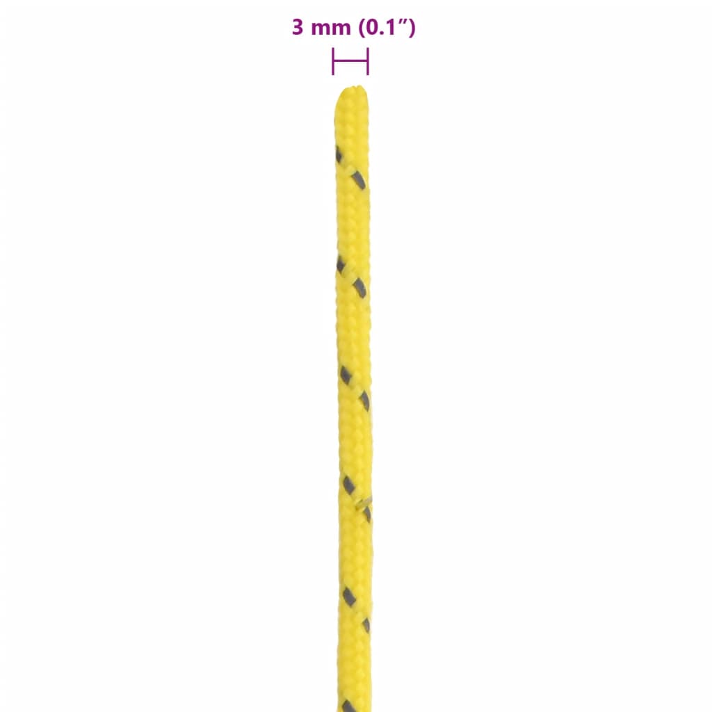 Corda Tenda con Strisce Riflettenti e Chiavi 50 m 3 mm