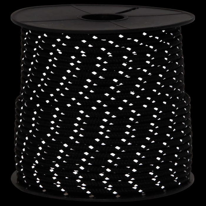 Corda Tenda con Strisce Riflettenti e Chiavi 50 m 4 mm