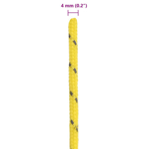 Corda Tenda con Strisce Riflettenti e Chiavi 50 m 4 mm