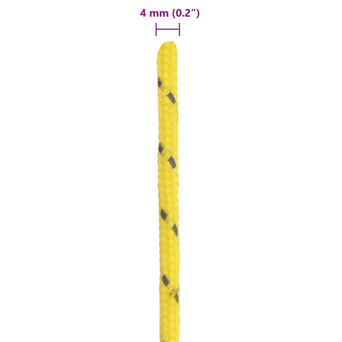Corda Tenda con Strisce Riflettenti e Chiavi 50 m 4 mm