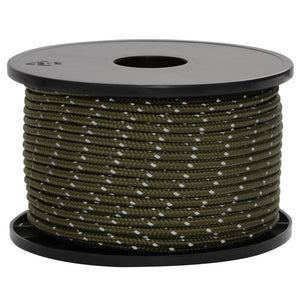 Corda Tenda con Strisce Riflettenti e Chiavi 50 m 5 mm