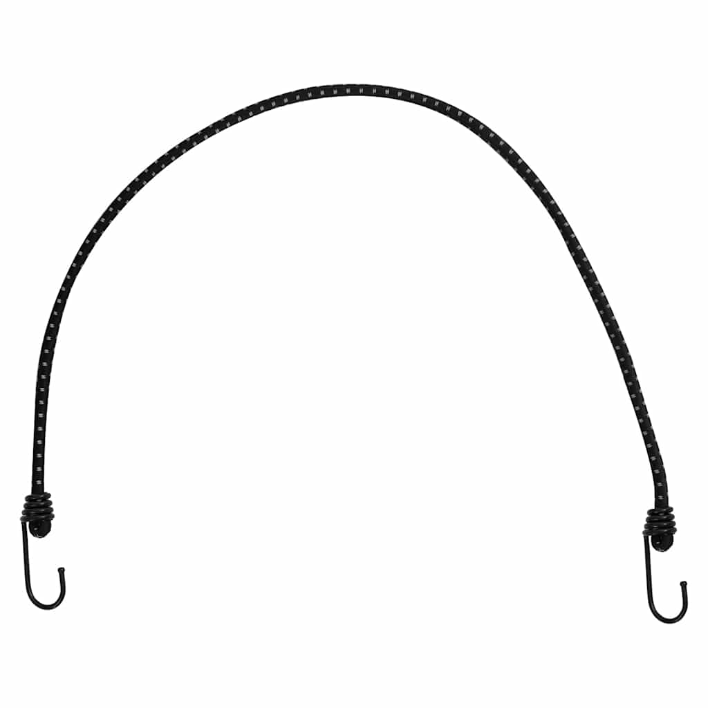 Corde Elastiche con Strisce Riflettenti e Ganci 50 pz 88 cm