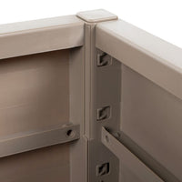 Fioriera da Giardino Marrone Chiaro 80x36x35 cm in PP 368778