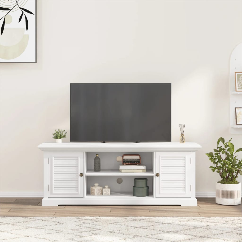 Mobile Porta TV-Mobile per TV-Credenza TV Bianco 110x30x41 cm in Legno Multistrato