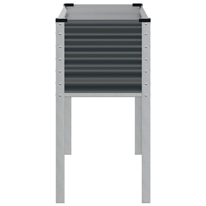 vidaXL Fioriera da Giardino Antracite 100x45x90 cm in Acciaio