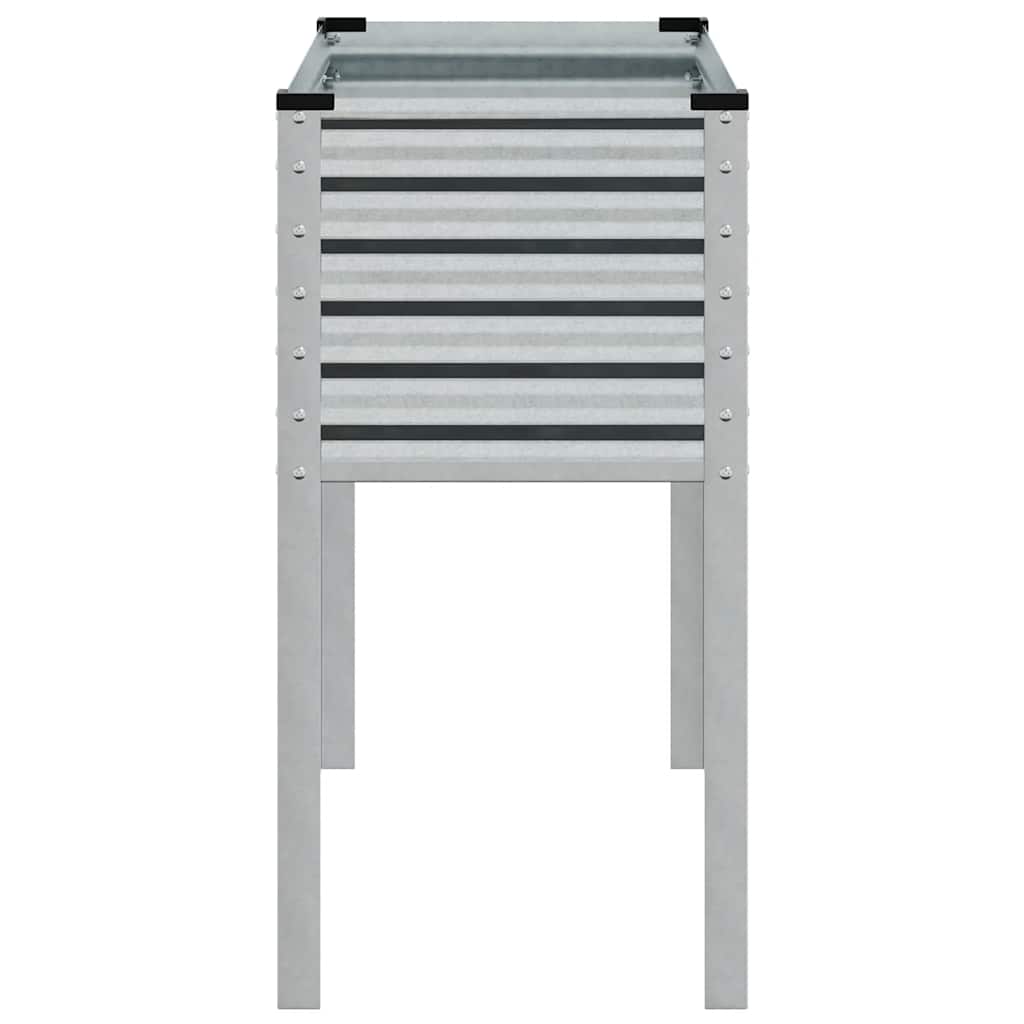 Fioriera da giardino 100x45x90 cm in acciaio zincato 4008973