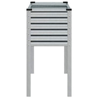 Fioriera da giardino 100x45x90 cm in acciaio zincato 4008973