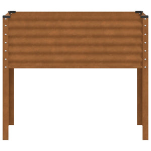 Fioriera da Giardino 100x41x90 cm in Acciaio Corten