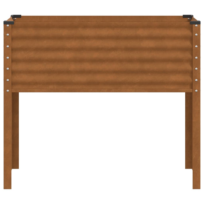 Fioriera da Giardino 100x41x90 cm in Acciaio Corten