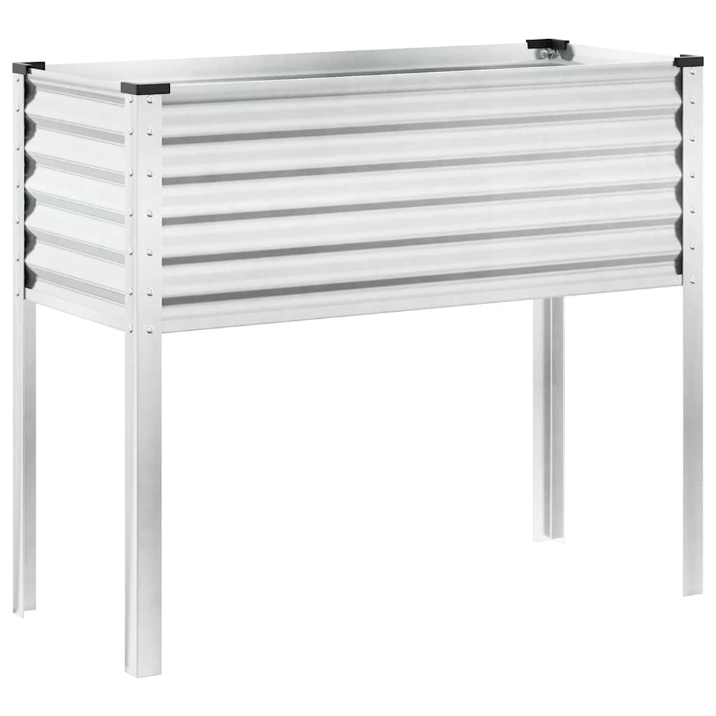 Fioriera da Giardino 100x41x90 cm in Acciaio Corten