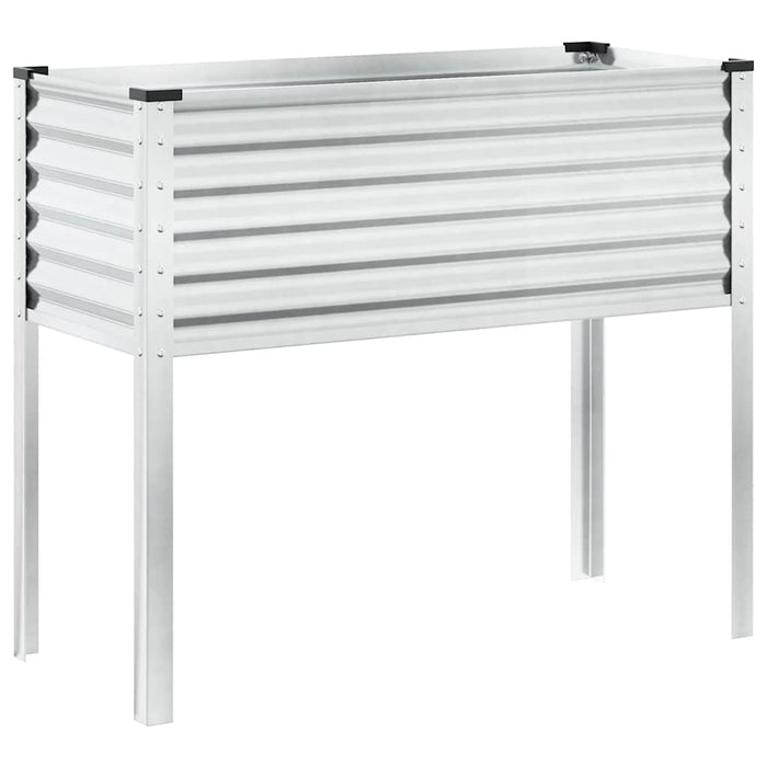 Fioriera da Giardino 100x41x90 cm in Acciaio Corten