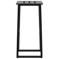 Sgabelli da Bar 4pz Neri 38x38x80 cm Acciaio Verniciato Polvere 4009266