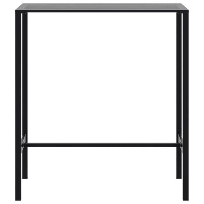 Tavolo da Bar Nero 100x50x110cm in Acciaio Verniciato a Polvere 4009268