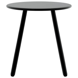 Set di Sedie da Giardino 3pz in Polyrattan Nero e Grigio Chiaro