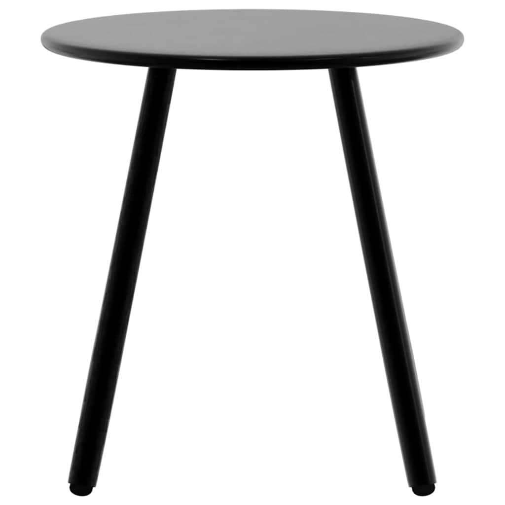 Set di Sedie da Giardino 3pz in Polyrattan Nero e Grigio Chiaro 4009294