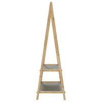 vidaXL Appendiabiti con Ripiani 96x45,5x150,5 cm in Bambù
