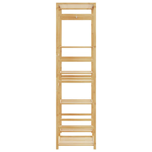 Appendiabiti con Ripiani 100x50x184,5 cm in Bambù 4008920