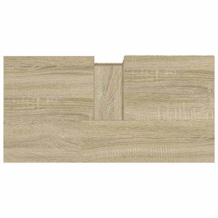 Armadietto da Bagno Rovere Sonoma 65x33x60 cm Legno Multistrato 847406