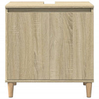 Mobile Lavabo Rovere Sonoma 58x33x60 cm in Legno Multistrato 847407