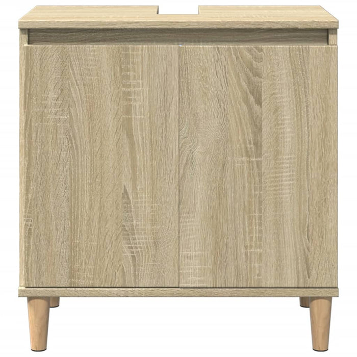 Mobile Lavabo Rovere Sonoma 58x33x60 cm in Legno Multistrato 847407