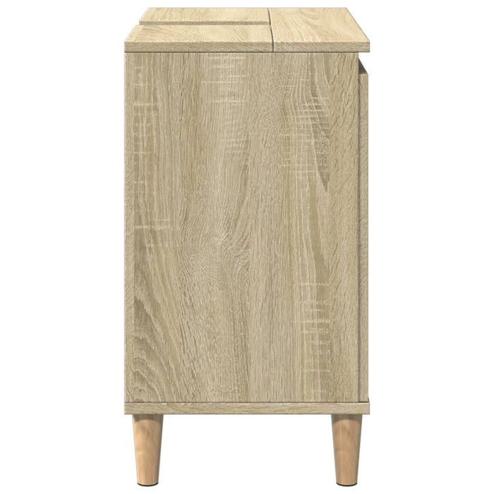 Mobile Lavabo Rovere Sonoma 58x33x60 cm in Legno Multistrato 847407