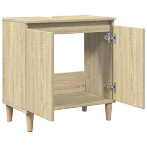 Mobile Lavabo Rovere Sonoma 58x33x60 cm in Legno Multistrato 847407