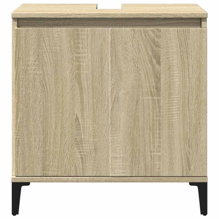Mobile Lavabo Rovere Sonoma 58x33x60 cm in Legno Multistrato 847408