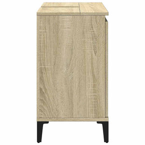 Mobile Lavabo Rovere Sonoma 58x33x60 cm in Legno Multistrato 847408