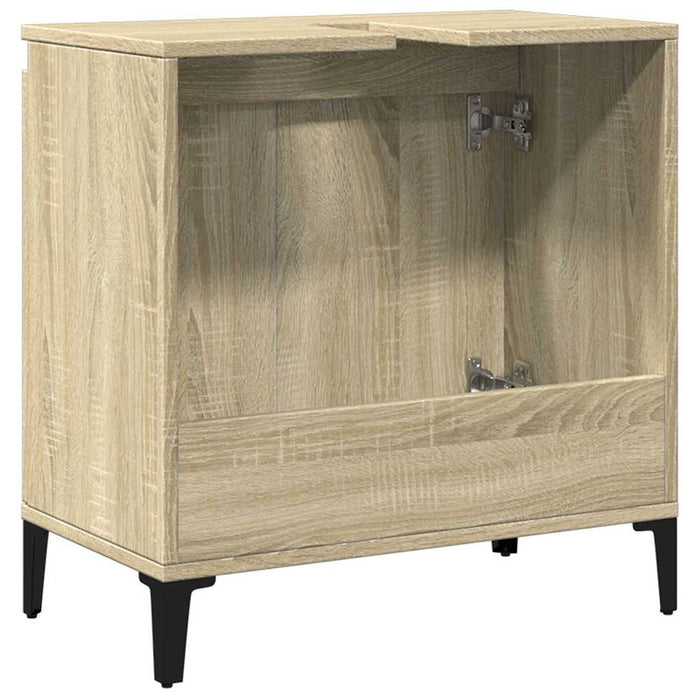 Mobile Lavabo Rovere Sonoma 58x33x60 cm in Legno Multistrato 847408