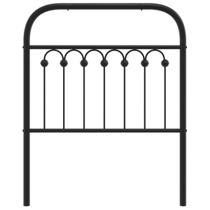 Testiera in Metallo Nero 75 cm 376626