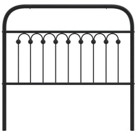 Testiera in Metallo Nero 100 cm 376629