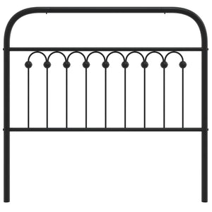 Testiera in Metallo Nero 100 cm 376629