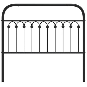 Testiera in Metallo Nero 107 cm 376630