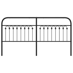Testiera in Metallo Nero 180 cm 376636