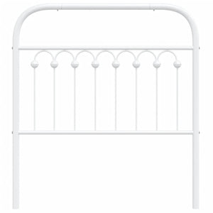 Testiera in Metallo Bianco 90 cm 376677