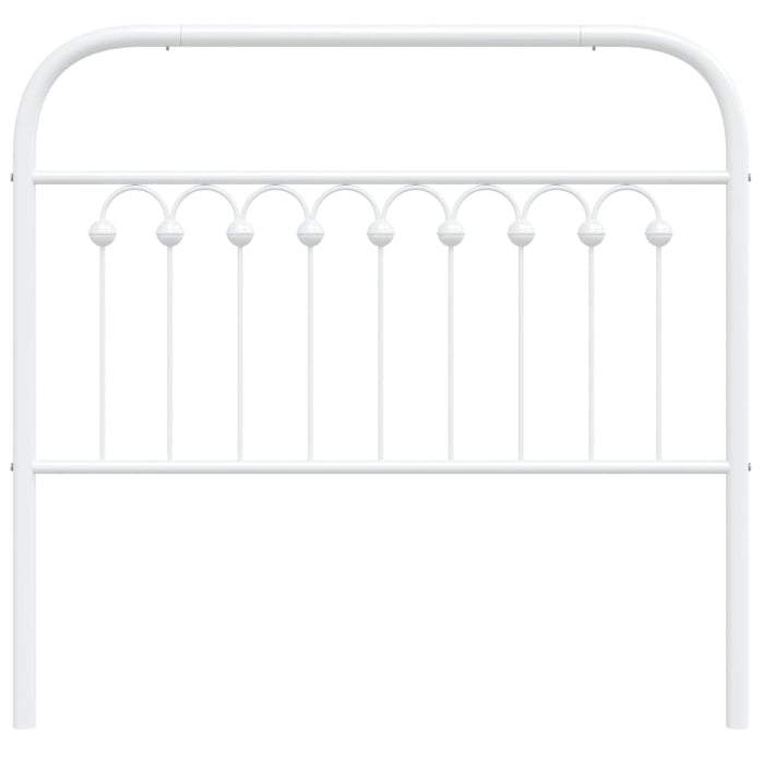 Testiera in Metallo Bianco 100 cm 376678