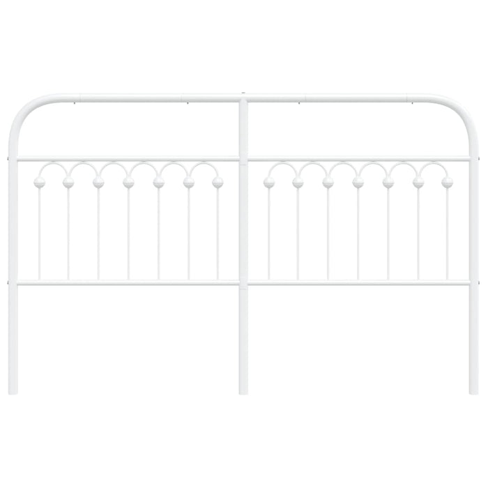 Testiera in Metallo Bianco 160 cm 376684