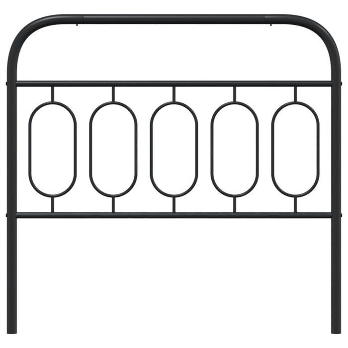 Testiera in Metallo Nero 107 cm 377147