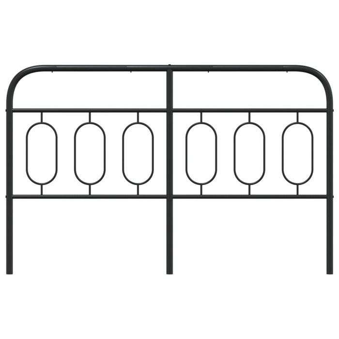 Testiera in Metallo Nero 137 cm 377149