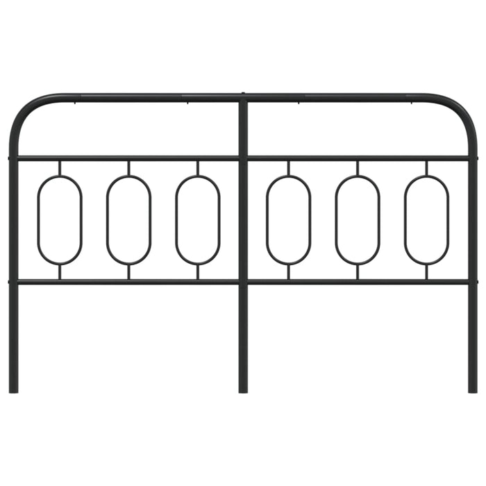 Testiera in Metallo Nero 140 cm 377150