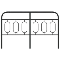 Testiera in Metallo Nero 140 cm 377150