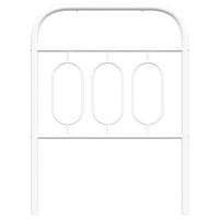 Testiera in Metallo Bianco 75 cm 377192