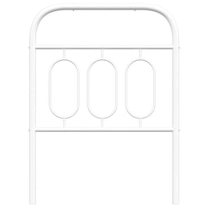 Testiera in Metallo Bianco 75 cm 377192